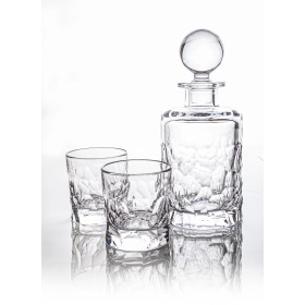 Набор для виски "Фантазия", на 4 персоны, глянец, Avdeev Crystal, хрусталь